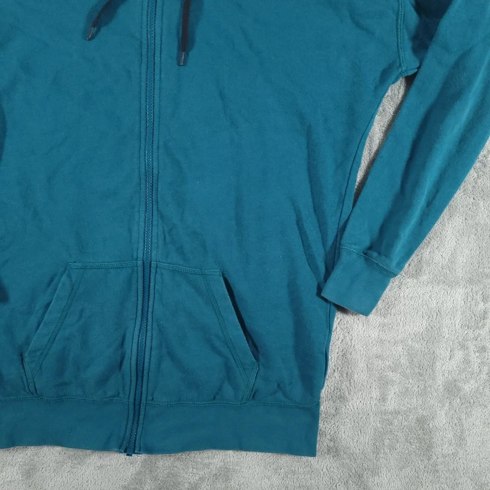 Nike Womens Club Hoodie Size Small Green Outdoors Casual Full Zip 684901